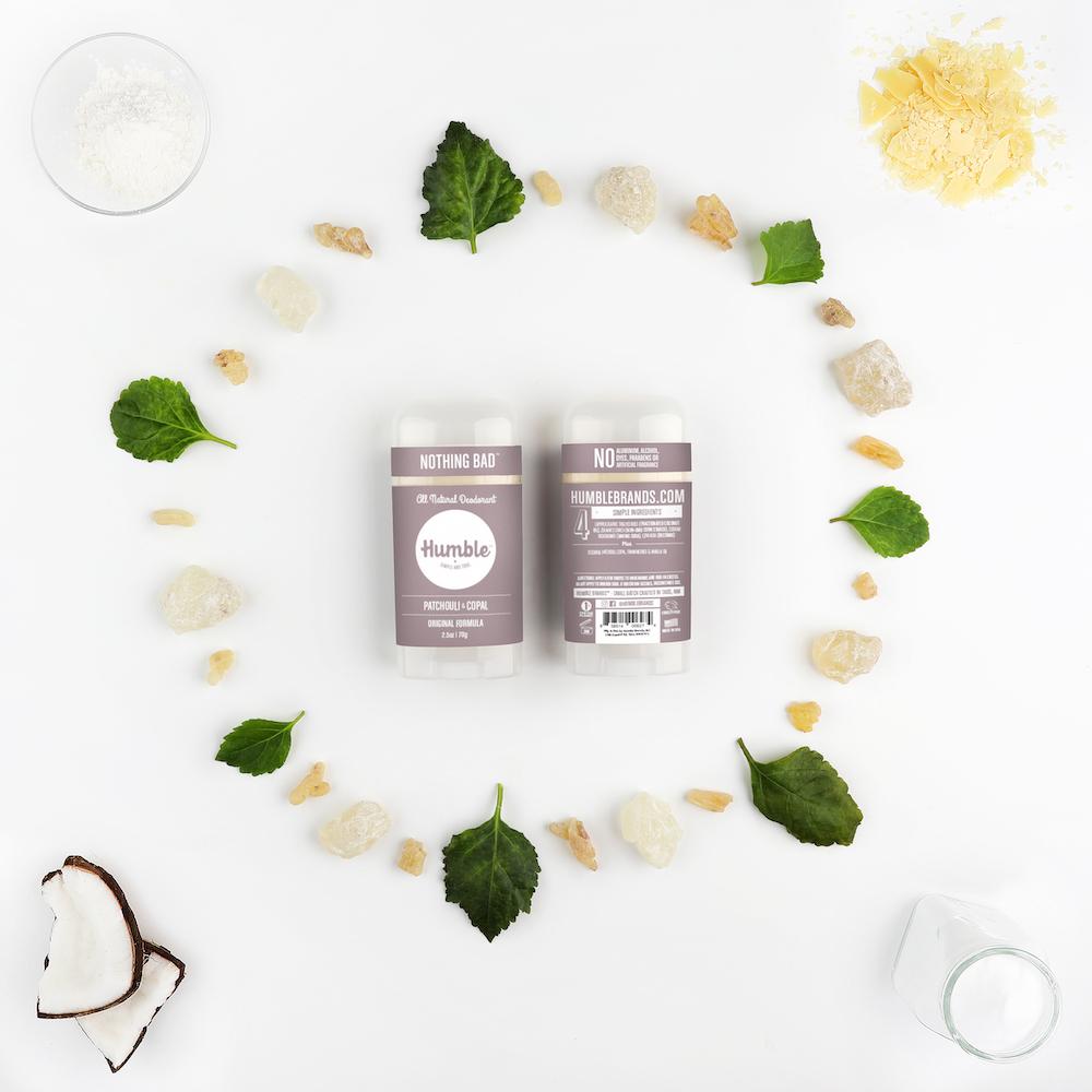Humble all natural deodorant - patchouli & copal