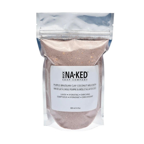 Buck Naked | purple brazilian clay coconut milk bath