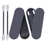 Reusable Ear/Make-Up Swab | 2 PCS Silicone Swabs with Case