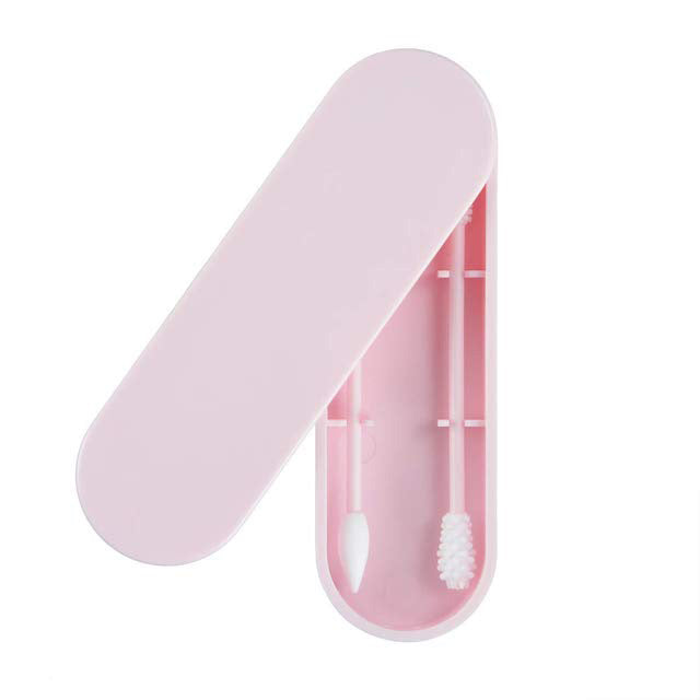Reusable Ear/Make-Up Swab | 2 PCS Silicone Swabs with Case