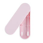 Reusable Ear/Make-Up Swab | 2 PCS Silicone Swabs with Case
