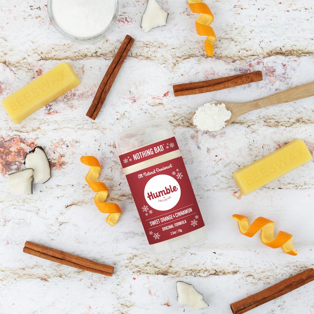 Humble all natural deodorant - sweet orange & cinnamon
