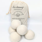 Organic Softener Wool Dryer Balls (set of 6)